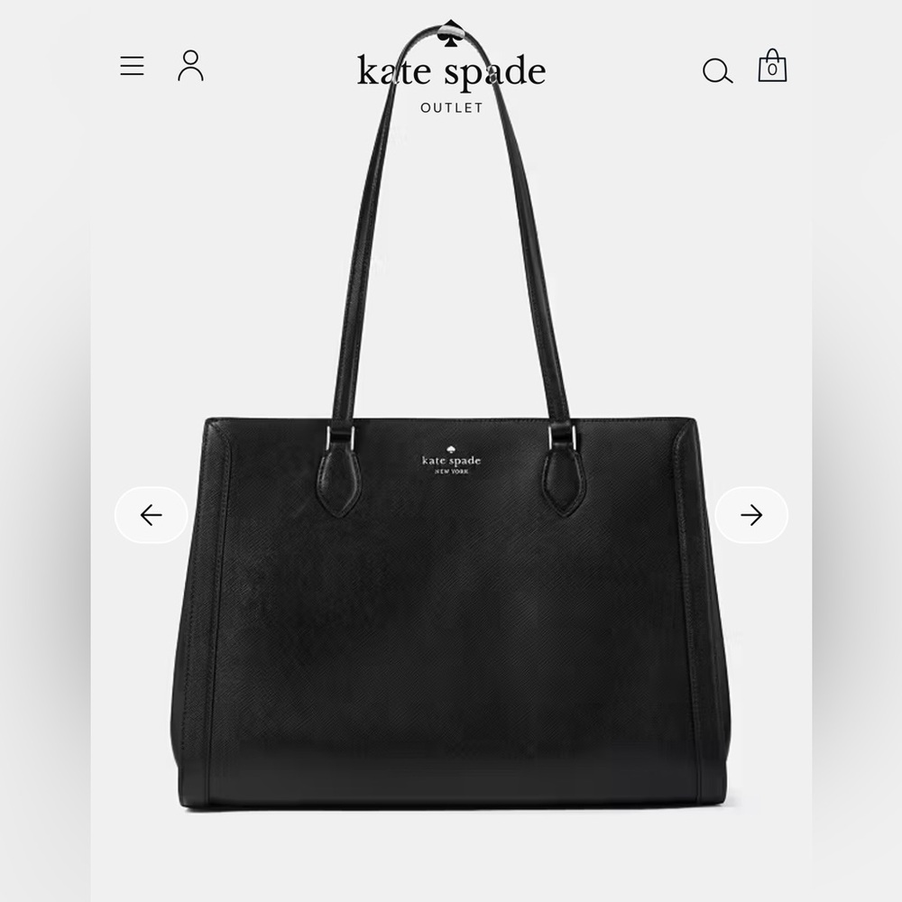 NWT Kate Spade New York Madison Saffiano East West Leather Large Laptop Tote